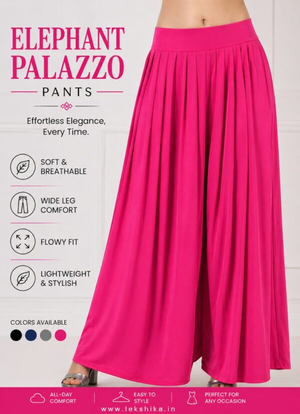 FULL SIZE PLAIN PALAZZO