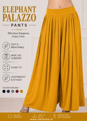 FULL SIZE PLAIN ELEPHANT PALAZZO