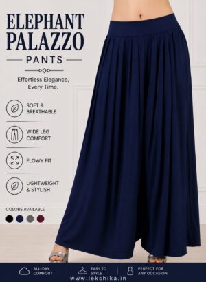 FULL SIZE PLAIN ELEPHANT PALAZZO