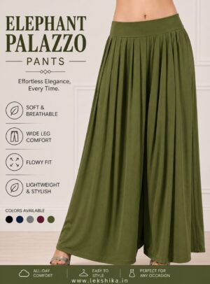 FULL SIZE PLAIN ELEPHANT PALAZZO