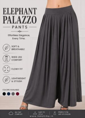 FULL SIZE PLAIN ELEPHANT PALAZZO