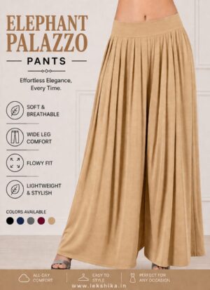 FULL SIZE PLAIN ELEPHANT PALAZZO