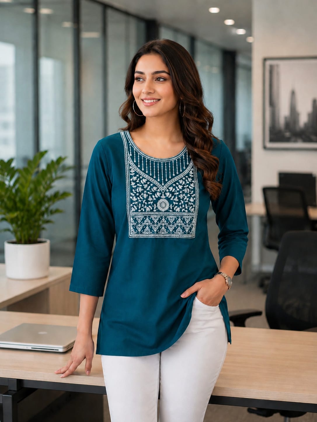 HALF SIZE SHORT TOP
