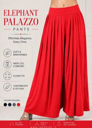 PLAIN  ELEPHANT PALAZZO