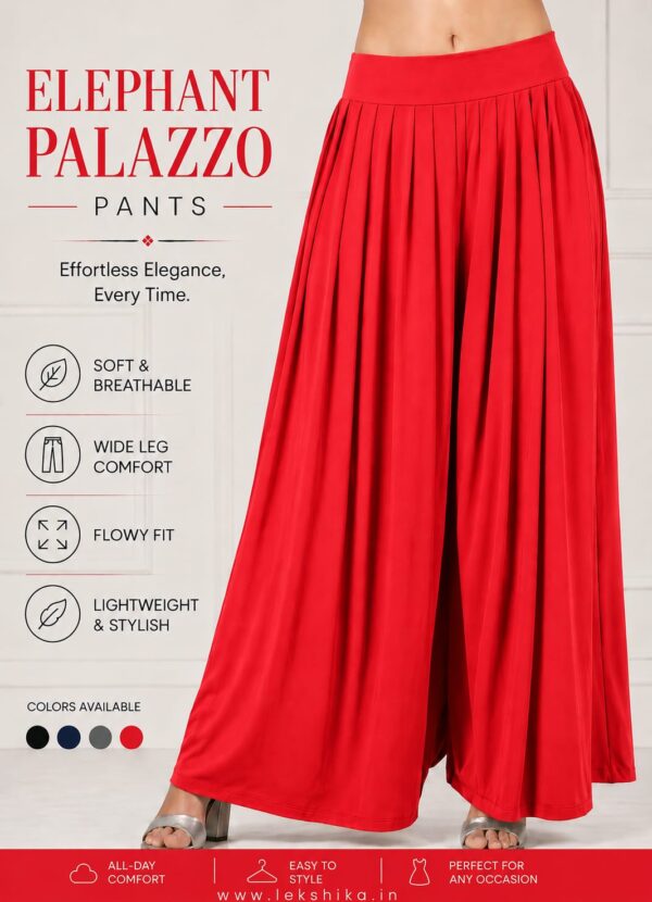 PLAIN  ELEPHANT PALAZZO