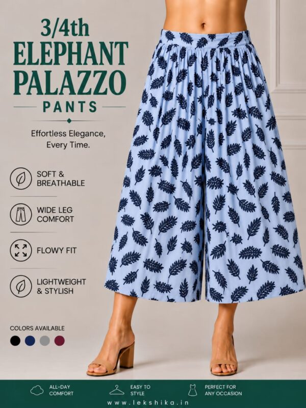 ELEPHANT 3/4TH PALAZZO