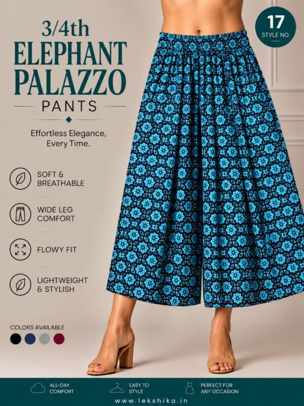ELEPHANT 3/4TH PALAZZO